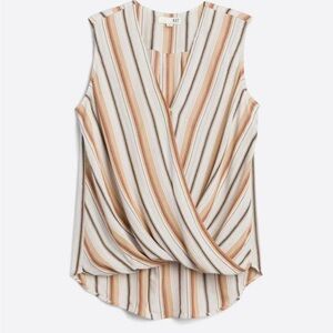Kut from the Kloth Multicolor Striped Sleeveless Top